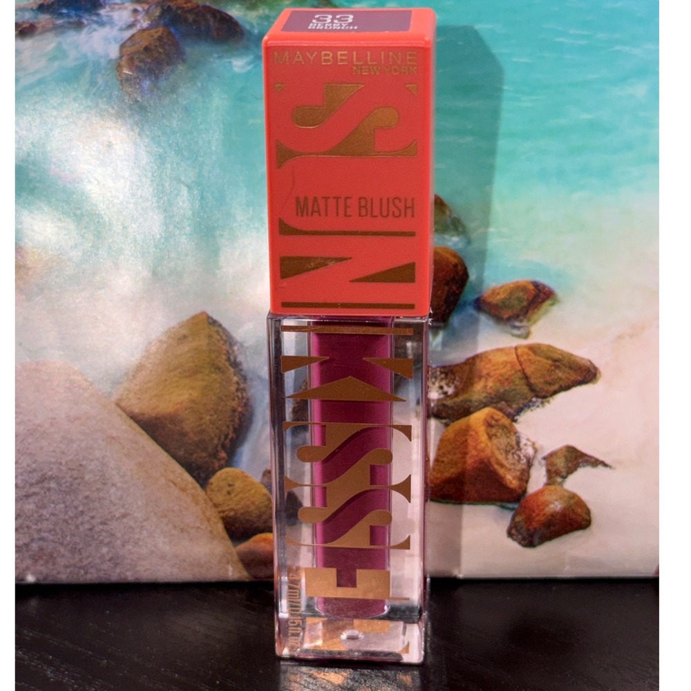 Maybelline Sunkisser Liquid Matte Blush 33 Berry Brunch 4.7ml New